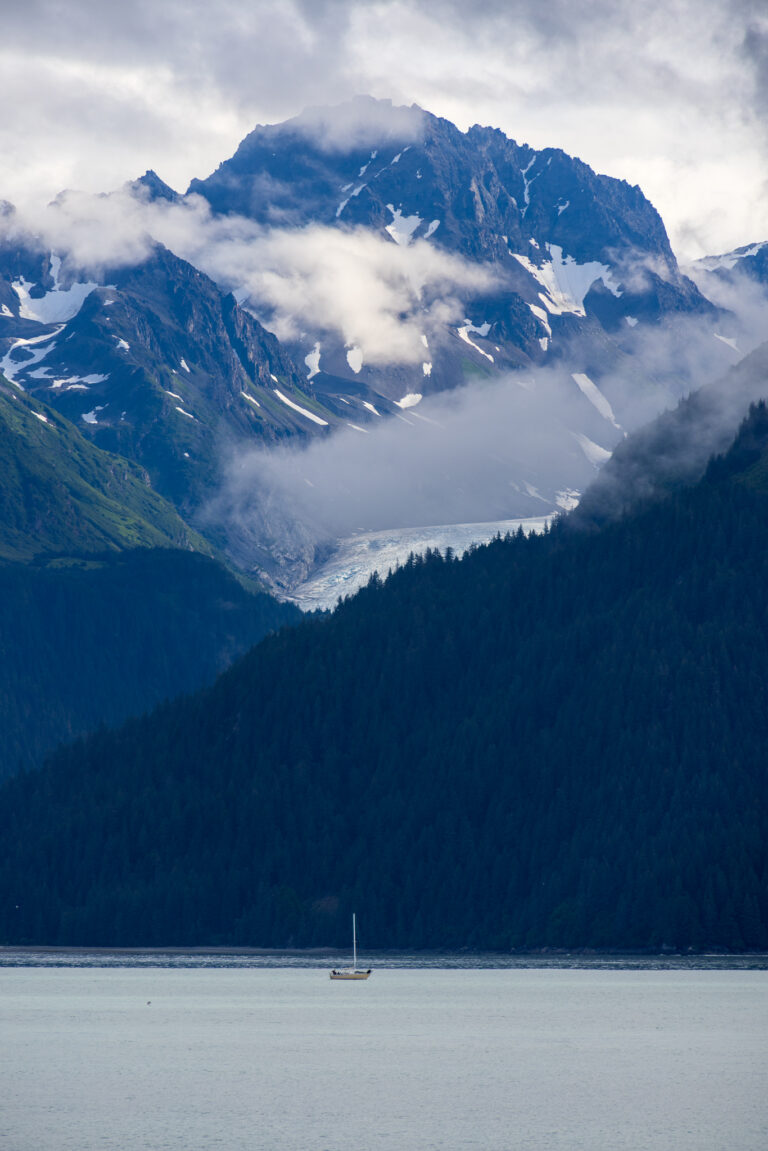Sailboat on Resurrection Bay