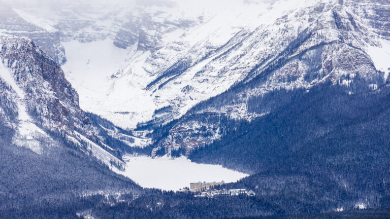 Snowy Lake Louise