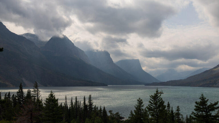 Mountains above St. Mary Lake