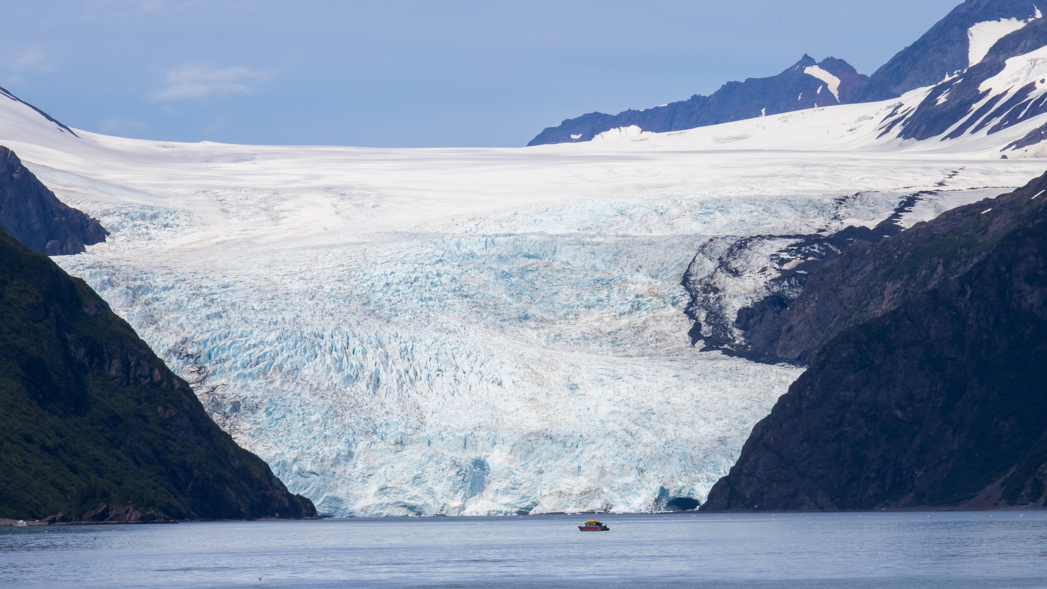 Glacier meets ocean