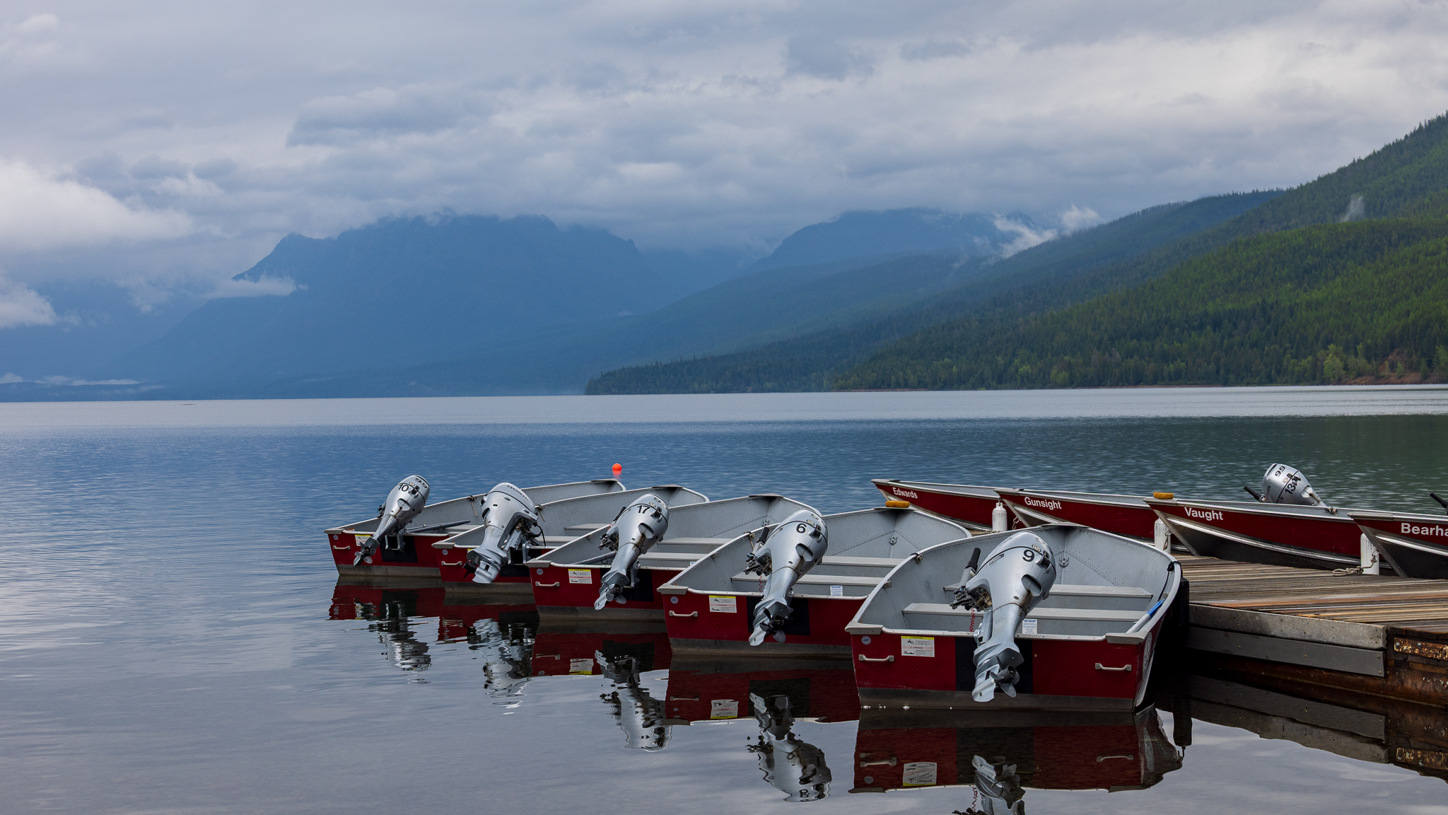 Lake McDonald boats
