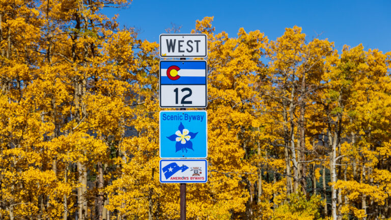Colorado highway sign