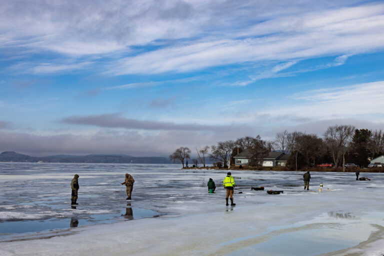 Frozen Lake Wisconsin
