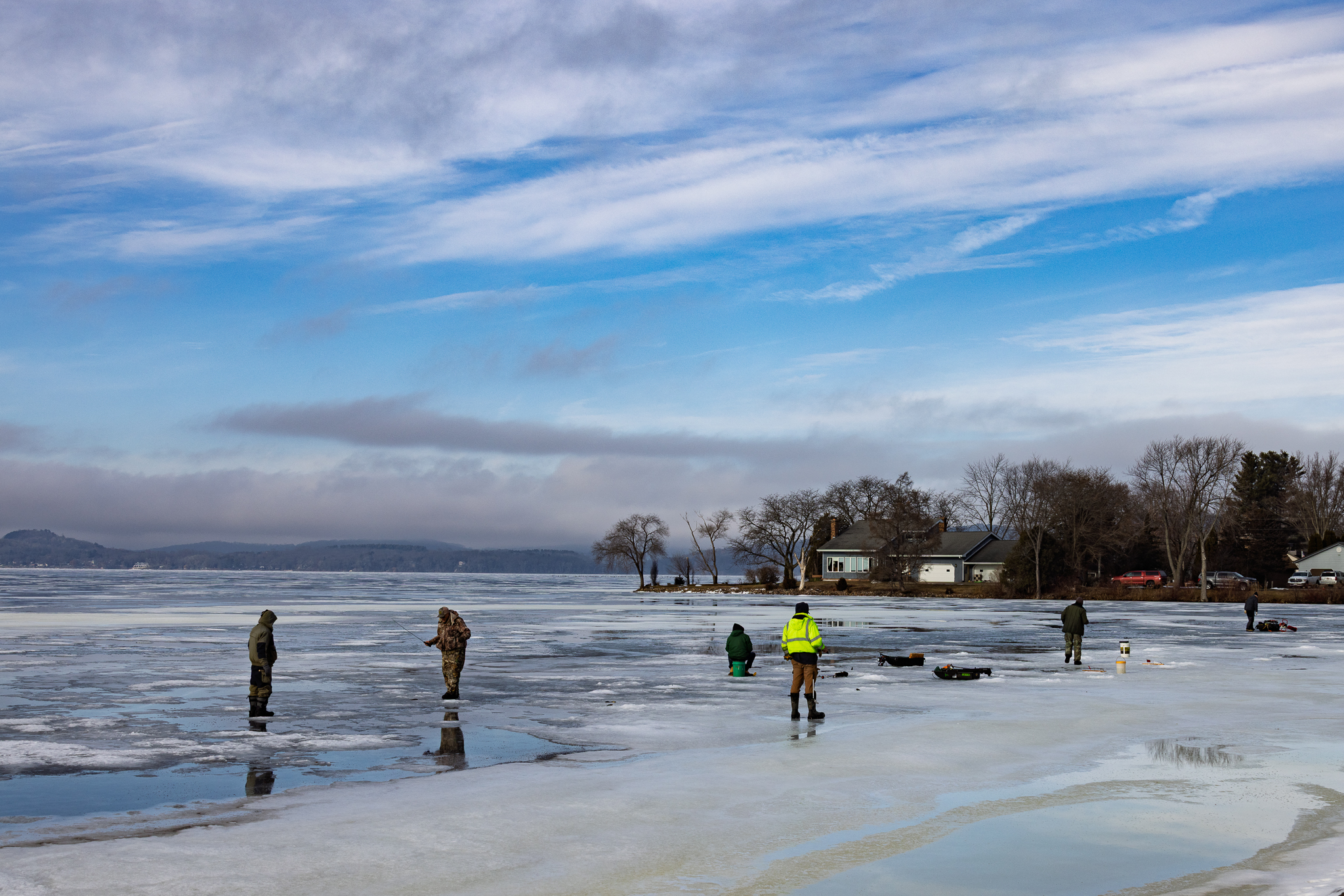 Frozen Lake Wisconsin